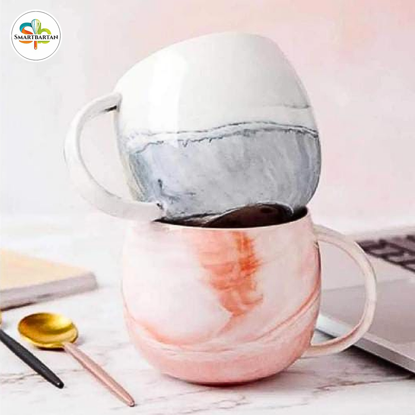Luxury Marble-Style Ceramic Coffee Mug | 300ml Capacity